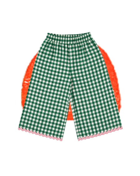 Leica Gingham Straight Pants